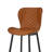 Abraham Set Of 4 Bar Stool Faux Leather Counter Height Modern Bar Stools With Back Metal Legs And Footrest Urban Armless Dining Chairs PU Leather Bar Stool For Kitchen Island Rustic