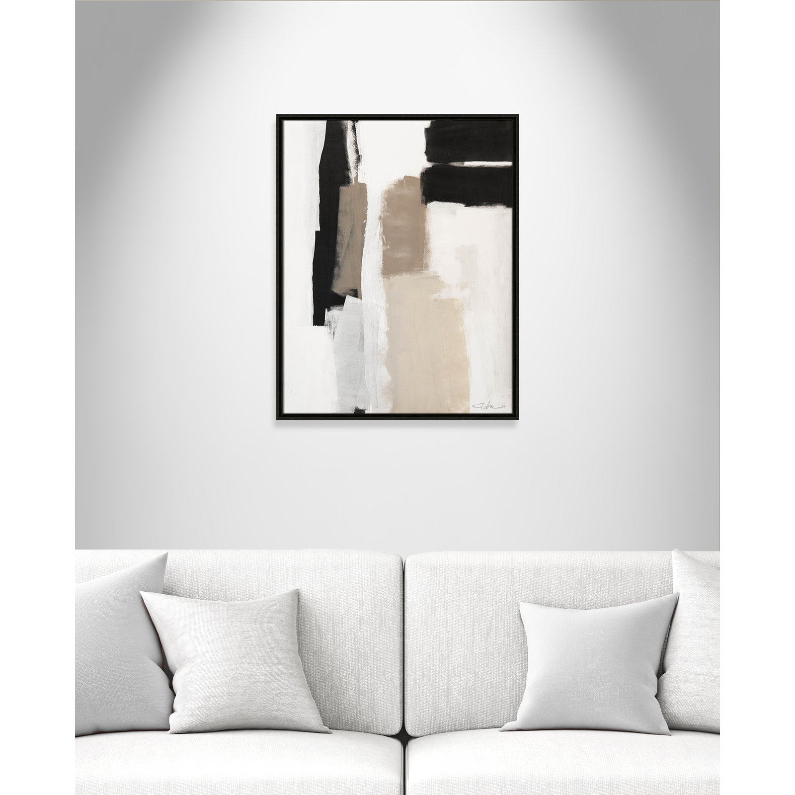 Giverny Earth Scapes II by  Print, No Mat, 29.5" H x 23.5" W x 2" D, Espresso Floater Framed
