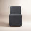 Chaise parsons rembourrée en lin Niana-272377750