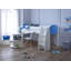 Juliana European Single (90 x 200cm) Mid Sleeper Loft Bed Bed with Built-in-Desk-2113661695