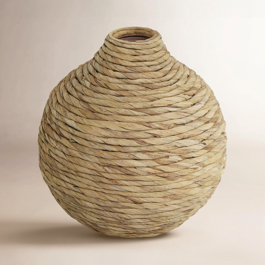 Sabre Handmade Seagrass Table Vase Birch Lane™