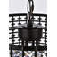 Lustre cylindrique unique à 4 lumières avec accents de cristal Armenio-386605871-386605870-387280257