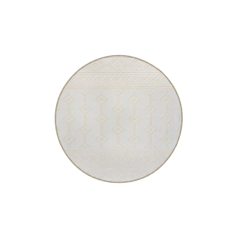 Soft Themed Patterned Woven Base Carpet And Washable Carpet, Rectangle 3'4" x 5'