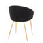 Chaise avec accoudoirs en velours Josie-191296405-252994015