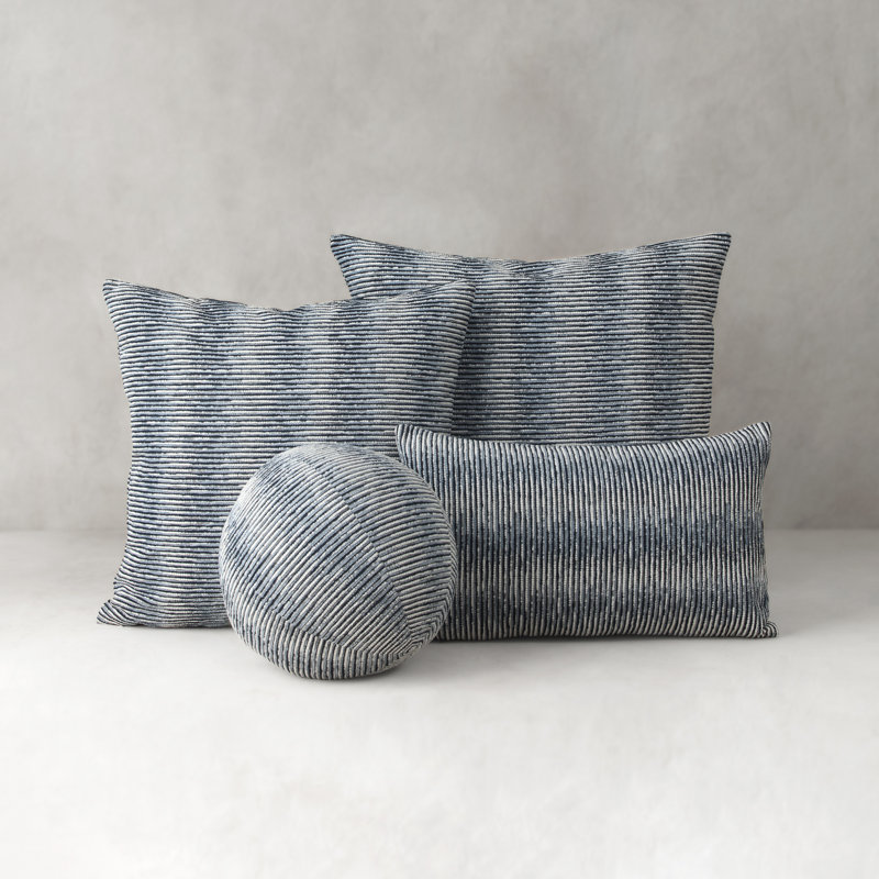 Progress Indigo Rectangular Performance Pillow Cover & Insert