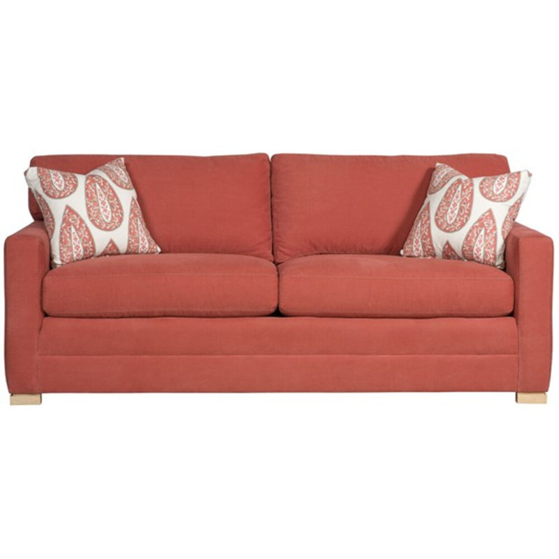 Canapé-lit Hillcrest, Wrenn, Cuir véritable gris tourterelle Saloon