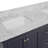 Maven 60'' Double Bathroom Vanity with Carrara Marble Top-227278839