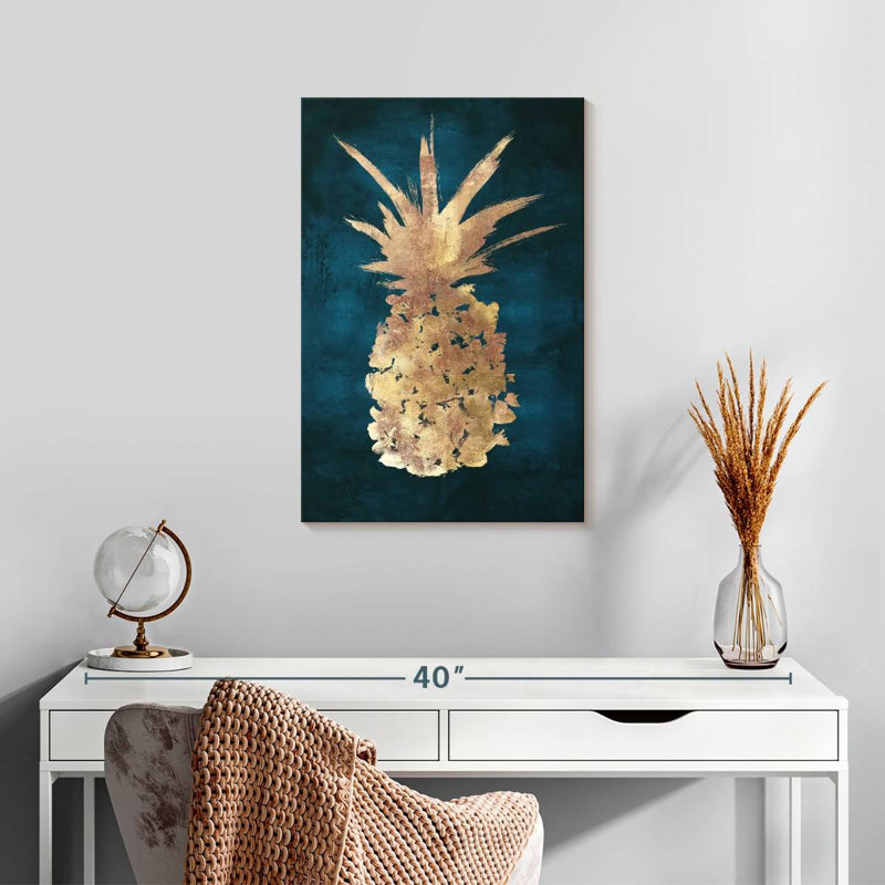 Yarlin Golden Night Pineapple, 24" H x 16" W