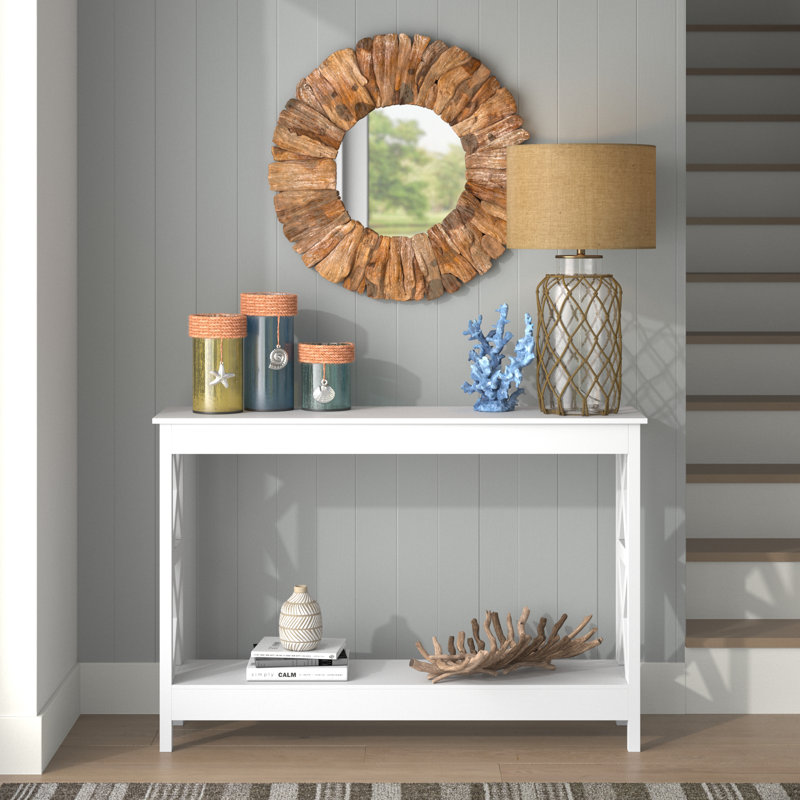 Console contemporaine contemporaine, Blanc