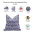 Housse de coussin en lin faite à la main à motif floral Floral-1228609982
