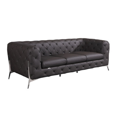 Ehrika Top Grain Italian Leather Sofa