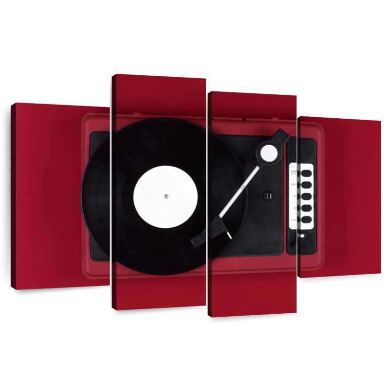 Abarca Red Turntable, 32'' H x 52'' W