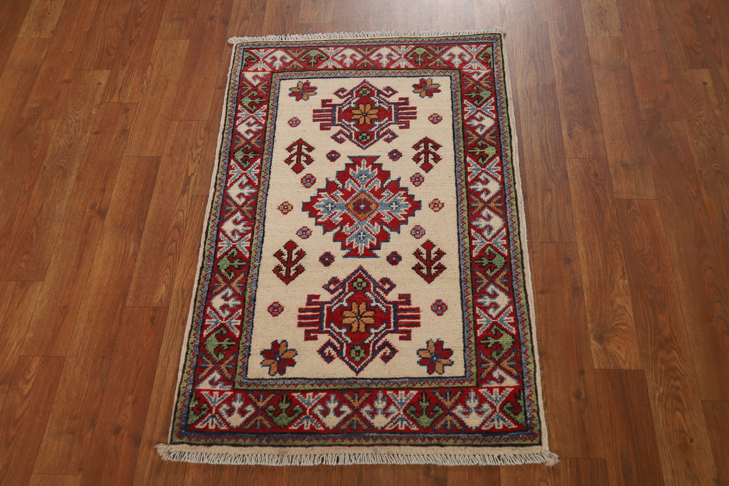 Wayfair Monarchy Rugs Bungalow Rose Traditional Kazak Oriental Foyer Rug 2x3 | Wayfair
