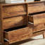 Dresser Features Vintage-Style Chest Cabinet And Bevel Design-585592626