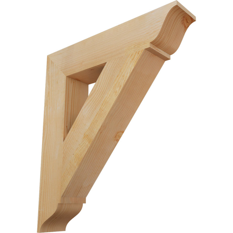 Support traditionnel, H 34 po x l 6 po x P 30 po, Douglas (sciage brut)