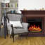  35.35“ Electric Fireplace with Remote Control-418654666