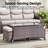 4-Pieces Outdoor Wicker Patio Sofa Set With Coffee Table And Swivel Chairs-191876704