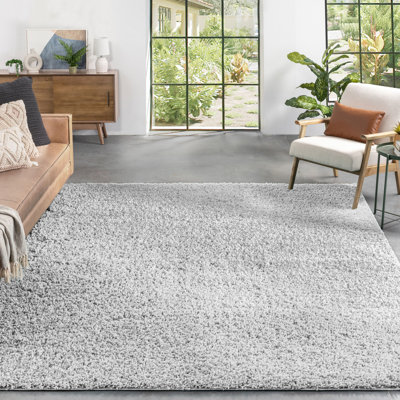 Jiang Shag Turquoise Area Rug