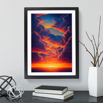 Compelling Sunset - Framed Print