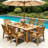 6-Person All Weather Outdoor Table and Chairs Outside Patio Dining Sets With Umbrella Hole& Aluminum Frame HIPS Modern Upgrade Heavy-Duty High-Comfort Patio Dining Table and Chairs for Backyard/Porch/Deck/Garden/Poolside, 1-Tables 6-Chairs-124652784