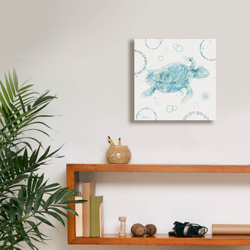 "Epic Graffiti" Coastal Splash 7 "par Katie pertiet, art mural sur toile, H 12 po x l 12 po x P 0,75 po