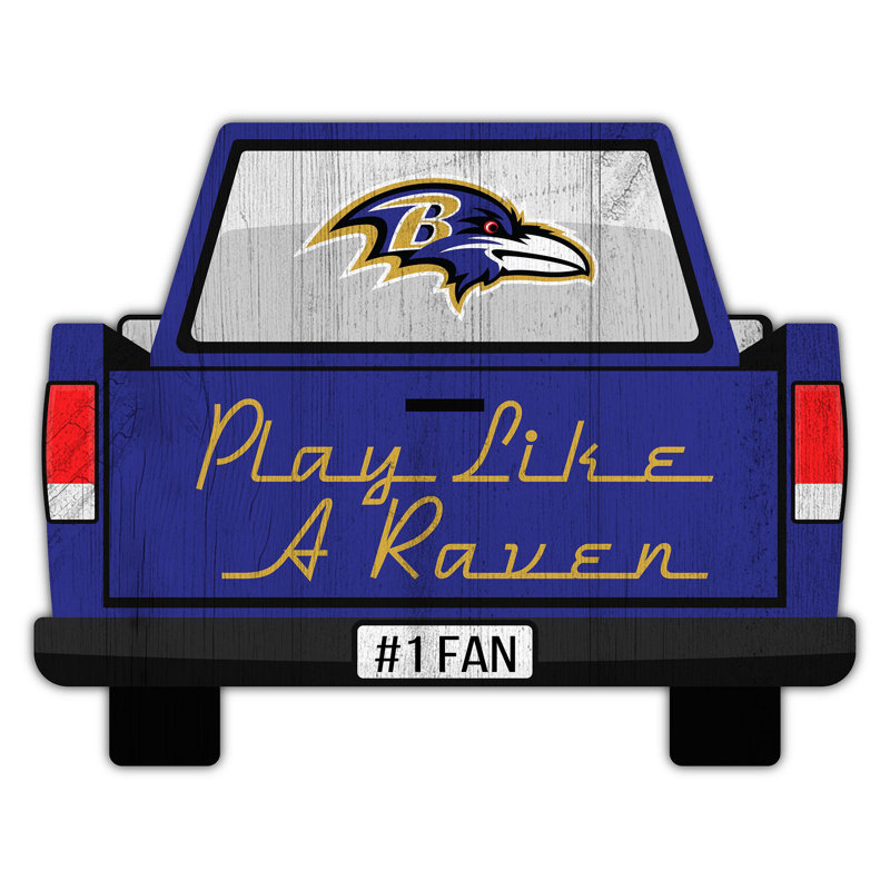 Traditional Entertainment Wall Decor, Baltimore Ravens