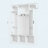 Modern Farmhouse Hall Tree with Adjustable Shelves, Side Cabinets & 7 Hooks, White-467022340
