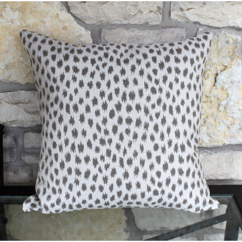 Pebble Beach Square Pillow Cover & Insert, Natural