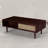 Oliver 47'' Solid Wood Coffee Table with Rattan Storage Drawers-676756183