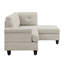Canapé modulaire 2 pièces rembourré-6173930