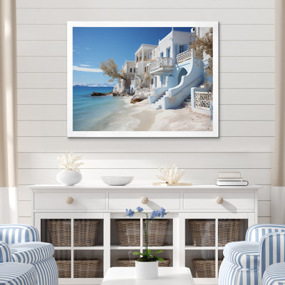 Beach Whitewashed Shores - Landscapes Wall Art Living Room