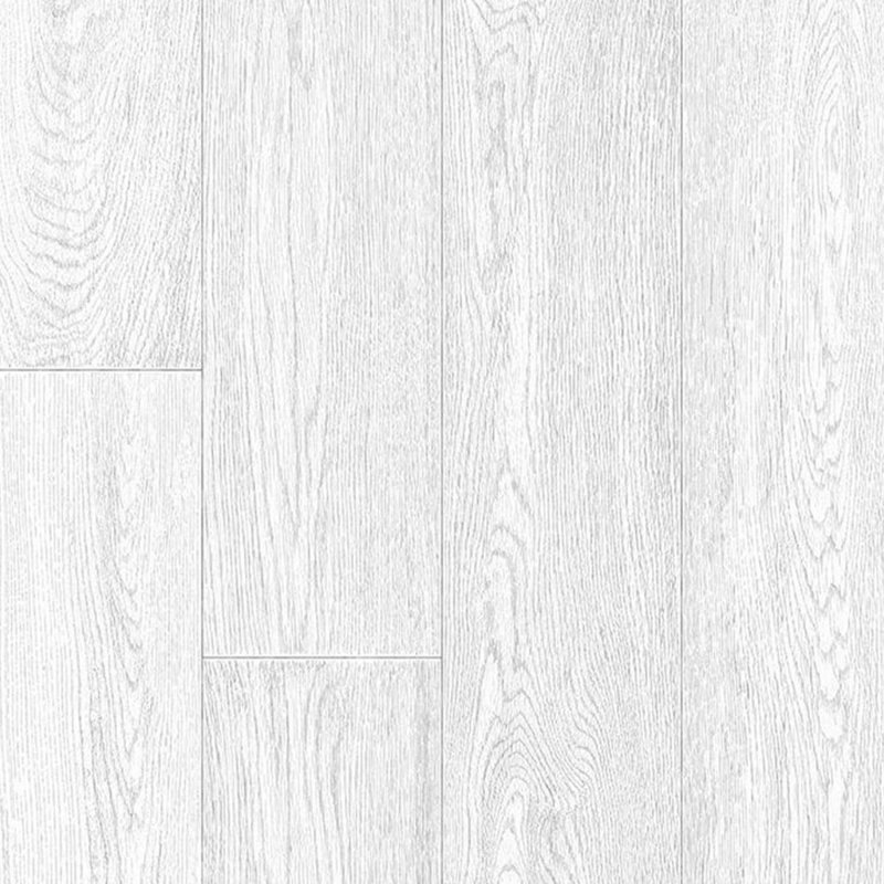 White Modern Wood Effect Vinyl Flooring For Living Room, Dining Room, Hallways, 2.0mm Thick Cushion Backed Vinyl Sheet 300cm X 100cm