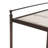 Eilette Eisen Nightstand-Striated Marble