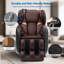 Fauteuil de massage complet, fauteuil de massage zéro gravité avec 10 rouleaux de massage fixes, chauffage des lombaires et des mollets, massage des pieds, 5 modes automatiques, haut-parleur Bluetooth, écran tactile de commande-1018451187