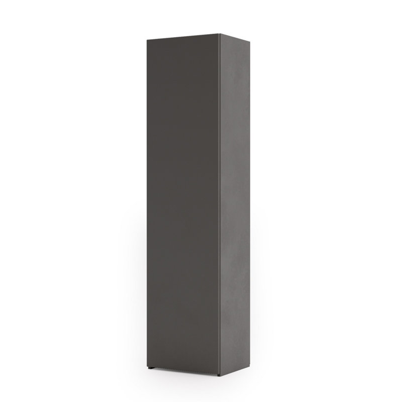 160cm H x 40cm W Library Bookcase, Grey