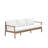 Lyon 5-Piece Solid Acacia Wood Outdoor Set With Sofa, 2 Chairs, Coffee & End Table-1369084737