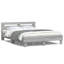 17 Stories Bed Frame With Headboard And LED -73357600-101519319