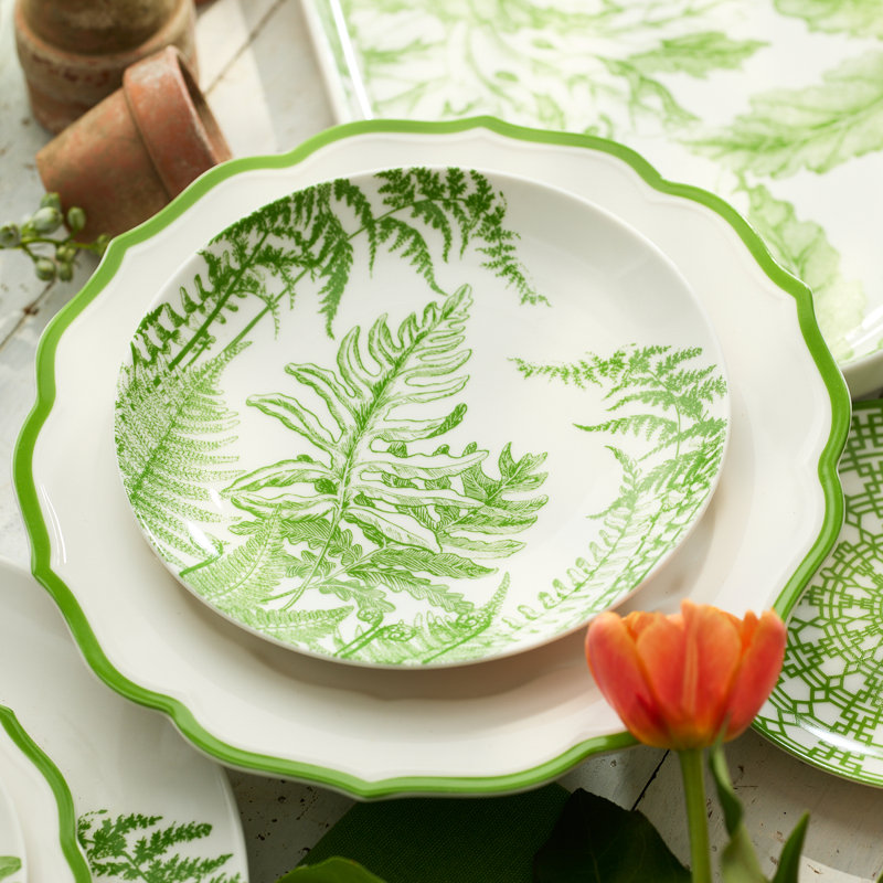Spring Porcelain Salad/Dessert Plate