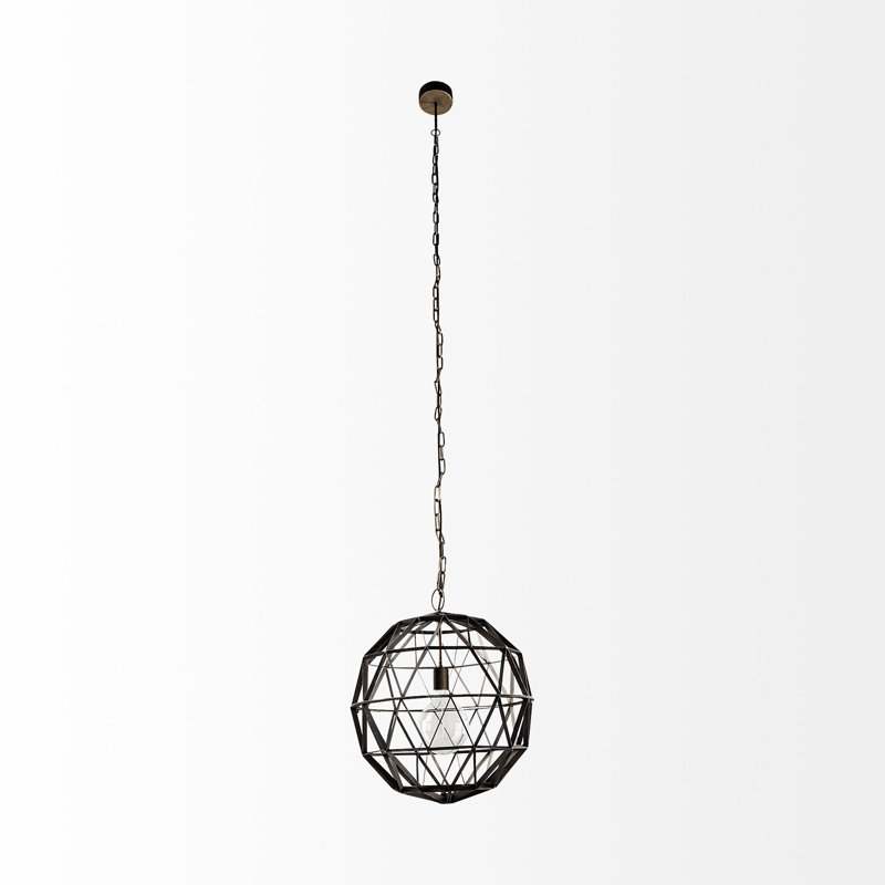 Luminaire suspendu géométrique 1 lumières simple Brookwood