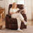 Dual Motor Heating Massage Elderly-Movable Recliner Chair with Wheels and Power Supply-1722119396