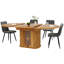 Extendable Dining Table with Glass Base
