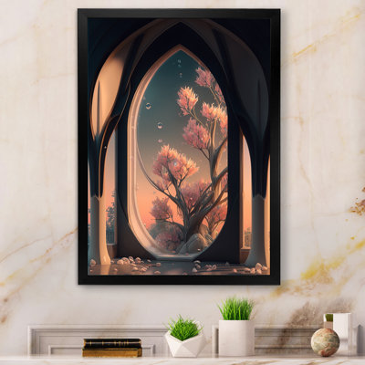 " Futristic Architecture With Flowers I "