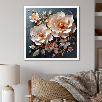 Modern Modern Roses Transparent Romance sur toile