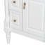 Meuble-lavabo autoportant de 24 po avec lavabo en céramique et rangement réglable-484043794-484043795