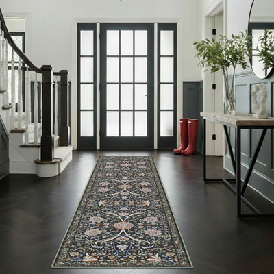 Hunter Washable Printed Chenille Rug