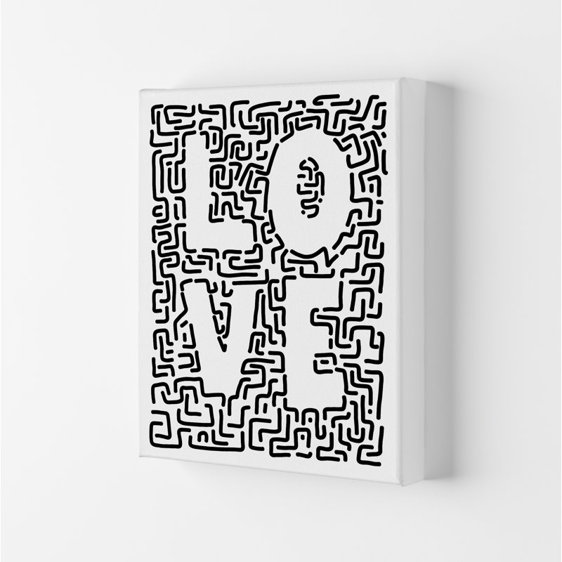 Doodle Love Original - Print, No Frame, 59cm H x 42cm W x 1cm D