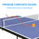 Sports Table Tennis Table Foldable & Portable Ping Pong Table Set with Net & 2 Ping Pong Paddles