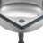 Corner Narrow Sink Stainless Steel Bar Sink RV Triangle Kitchen Bathroom Sink