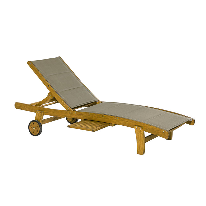 Wilkes 197cm Long Acacia Single Chaise