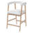 Nordica 25'' Seat Height Modern Mid-Century Upholstered Counter Stool with Backrest-465334347